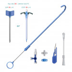 Suprapubic Cystostomy Catheter Kits with polyurethene J-tip catheter
