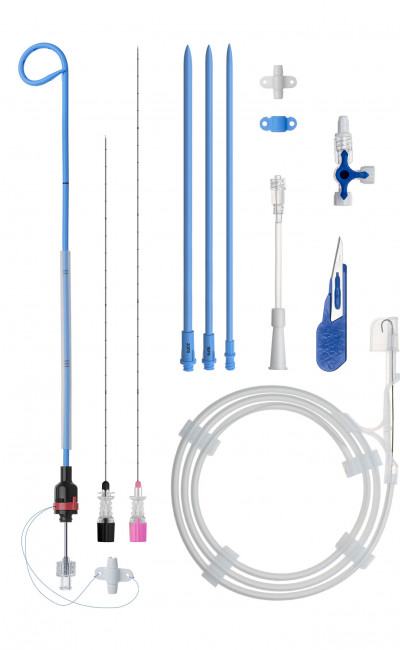 String lock Nephrostomy Catheter Sets