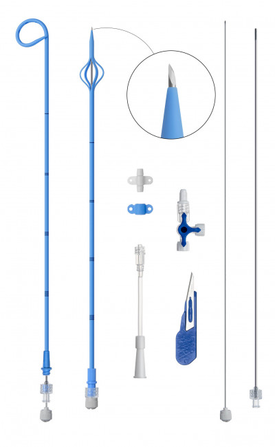 One step Nephrostomy Catheter Sets